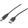 Exertis Connect 532408 USB 2.0 Kabel, USB-A auf USB-B, 1,8 m, Grau
