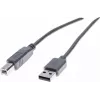 Exertis Connect 532408 USB 2.0 Kabel, USB-A auf USB-B, 1,8 m, Grau