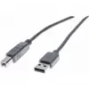 Exertis Connect 532408 USB 2.0 Kabel, USB-A auf USB-B, 1,8 m, Grau