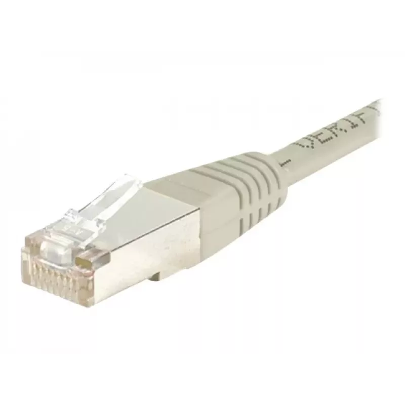 EXERTIS CONNECT Cat5e F/UTP Patchkabel, RJ45, Grau, 10 m 847101