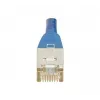 EXERTIS CONNECT Cat6 F/UTP Patchkabel, Blau, 0,5 m, Slim Snagless Boot 842054