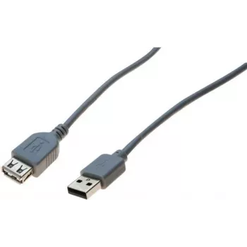 EXERTIS CONNECT USB 2.0 Verlängerungskabel, USB-A Stecker auf USB-A Buchse, 2,0 m, Schwarz 532508