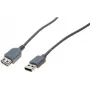 EXERTIS CONNECT USB 2.0 Verlängerungskabel, USB-A Stecker auf USB-A Buchse, 2,0 m, Schwarz 532508