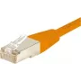 EXERTIS CONNECT Cat6 F/UTP Patchkabel, Orange, 3,0 m, Slim Snagless Boot 234130