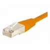 EXERTIS CONNECT Cat6 F/UTP Patchkabel, Orange, 3,0 m, Slim Snagless Boot 234130