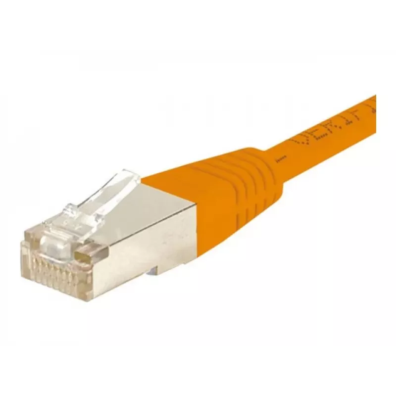 EXERTIS CONNECT Cat6 F/UTP Patchkabel, Orange, 3,0 m, Slim Snagless Boot 234130