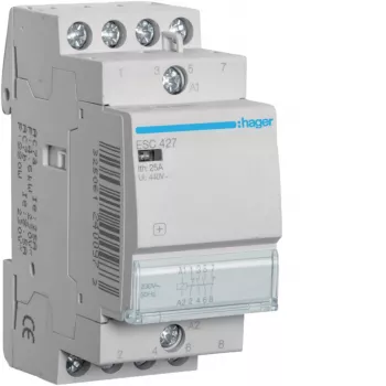 HAGER ESC427 Modular-Schütz 25A 2NO+2NC 230V AC
