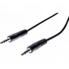 EXERTIS CONNECT 5m 3,5mm Stereo-Audiokabel Stecker auf Stecker, Schwarz 108567