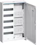 HAGER FWB52K1 Aufputz-Verteilerschrank, 60 PLE, 5 Reihen, IP44, Weiß