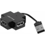Exertis Connect 021111 USB 2.0 Hub - 4-Port, Schwarz