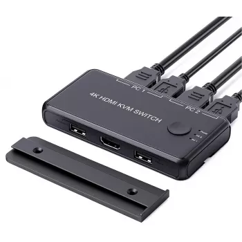 Exertis Connect Mini KVM-Switch, 2 Port, HDMI / USB (060182)