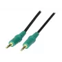 TECLINE Audiokabel, 3,5 mm Stereo-Klinke Stecker auf Stecker, 5,0 m, Schwarz 108897