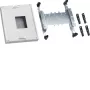 Hager UK21LH0 Geräteträgermodul, 1 ME, Reinweiß