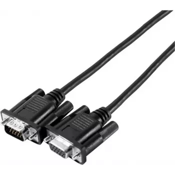 EXERTIS CONNECT SVGA-Monitorkabel Eco, 15-pol HD D-Sub Stecker auf Buchse, 3,0 m, Schwarz - Budget-Monitorkabel für Standardanwendungen (117810)