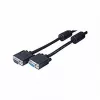 EXERTIS CONNECT SVGA-Monitorkabel, 15-pol HD D-Sub Stecker auf Buchse, 2,0 m, Schwarz 119800