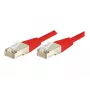 EXERTIS CONNECT Cat.6 F/UTP Patchkabel, Rot, 7,0 m, Slim Snagless 243570