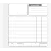 Le Dauphin Manifold Commandes Auftragsformularblock, 210 x 210 mm, 2-teilig selbstdurchschreibend, 50 Sätze, Weiß/Gelb (1172D)