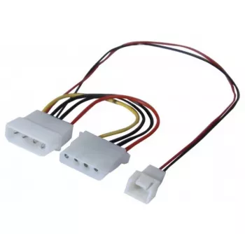 EXERTIS CONNECT Molex auf 3-Pin Lüfter-Stromadapterkabel 15cm (EXC146851)