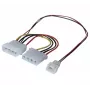 EXERTIS CONNECT Molex auf 3-Pin Lüfter-Stromadapterkabel 15cm (EXC146851)