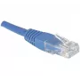 EXERTIS CONNECT CAT.6 U/UTP Patchkabel, 1,5 m, Blau, RJ45, Rastnasenschutz 246740