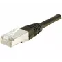 EXERTIS CONNECT Cat.6 F/UTP Patchkabel, 25 m, Schwarz, RJ45, Slim Snagless Boot 234290