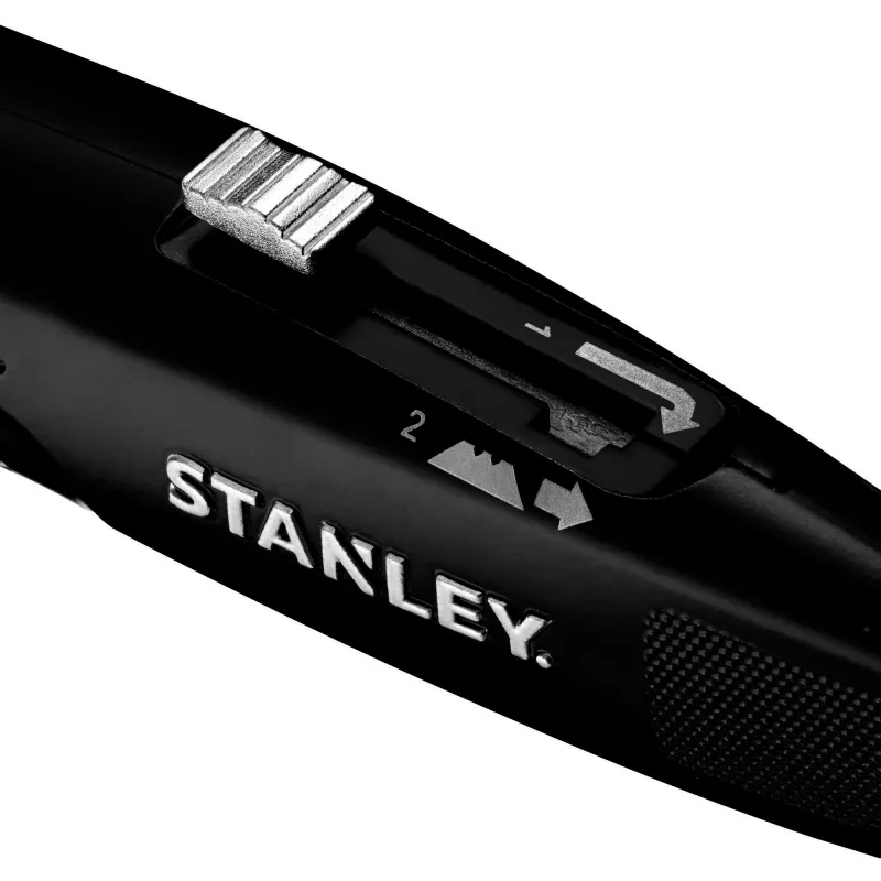 STANLEY FMHT10504-0 Schwerlast-Taschenmesser mit einziehbarer Klinge, Schwarz, 3 Klingen