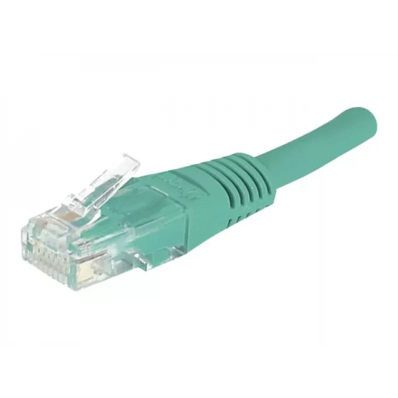 Exertis Connect Cat6 U/UTP Patchkabel RJ45 auf RJ45 3m Grün Angespritzt 244730