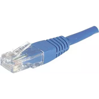 EXERTIS CONNECT Cat.6 U/UTP Patchkabel, RJ45, Blau, 1,0 m, Rastnasenschutz 246710