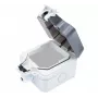 Exertis Connect Aufputz-Außengehäuse IP66, 1-fach, Lichtgrau RAL 7035 (273049)