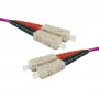 Exertis Connect OM4 Glasfaser-Patchkabel, SC Duplex auf SC Duplex, UPC, 20 m, 50/125 µm, HD, 2 mm 392818