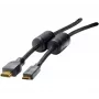 EXERTIS CONNECT Mini-HDMI-Kabel, High-Speed-HDMI, vergoldet, HDMI Typ A Stecker auf Mini-HDMI Typ C Stecker, 3,0 m 128280