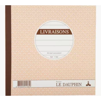 Le Dauphin Lieferscheinbuch, 210 x 210 mm, Duplikat (1162D) - 1 Buch