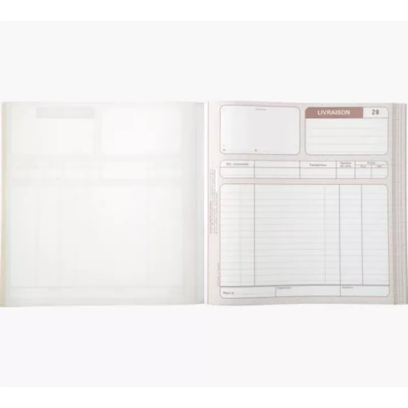 Le Dauphin Lieferscheinbuch, 210 x 210 mm, Duplikat (1162D) - 1 Buch