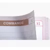 LE DAUPHIN Manifold Commandes A4 Auftragsformulare mit Durchschlag, 2-teilig, selbstdurchschreibend, 297 x 210 mm, 50 Sätze pro Block 1272D
