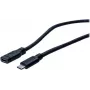 EXERTIS CONNECT USB 3.1 Gen 1 USB-C Verlängerungskabel, 1 m, 5 Gbps 150340