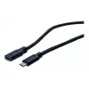 EXERTIS CONNECT USB 3.1 Gen 1 USB-C Verlängerungskabel, 1 m, 5 Gbps 150340