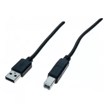 Exertis Connect USB 2.0 Kabel A auf B Stecker 3m Schwarz 532450