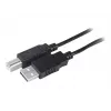 Exertis Connect USB 2.0 Kabel A auf B Stecker 3m Schwarz 532450