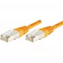 Exertis Connect 234140 Cat.6 F/UTP Patchkabel, 5 m, Orange, Slim Bend Protection