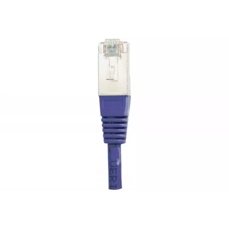 EXERTIS CONNECT Cat6 F/UTP Patchkabel, Violett, 1,0 m, Slim Snagless Boot 234170