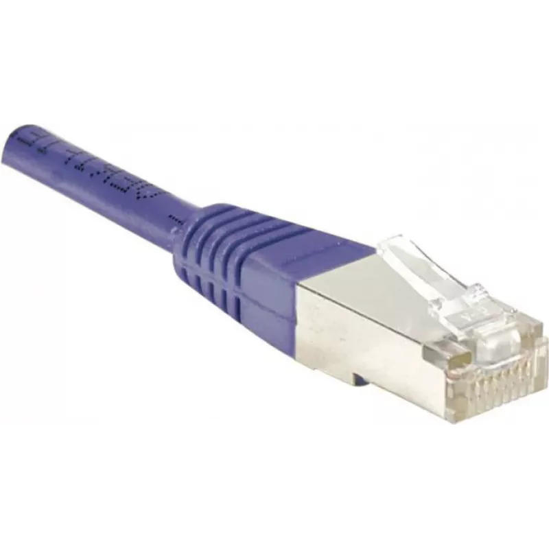 Exertis Connect 234190 Cat6 F/UTP Netzwerkkabel, Violett, 3 m
