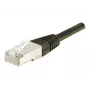 EXERTIS CONNECT Cat6 F/UTP Patchkabel, 3 m, Schwarz, Slim Snagless Boot 234250