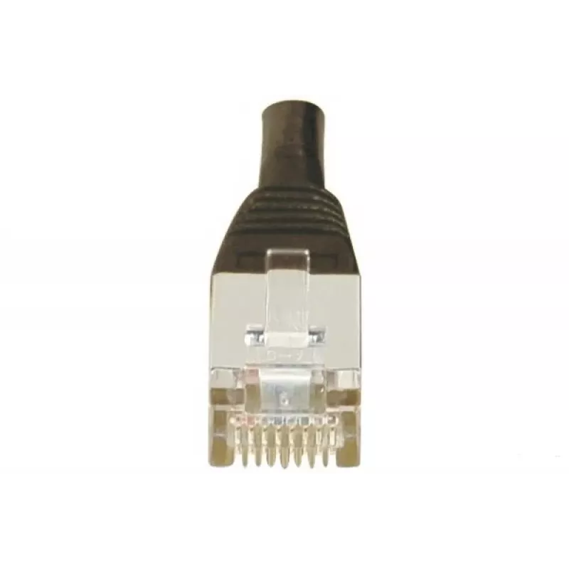 EXERTIS CONNECT Cat6 F/UTP Patchkabel, 3 m, Schwarz, Slim Snagless Boot 234250