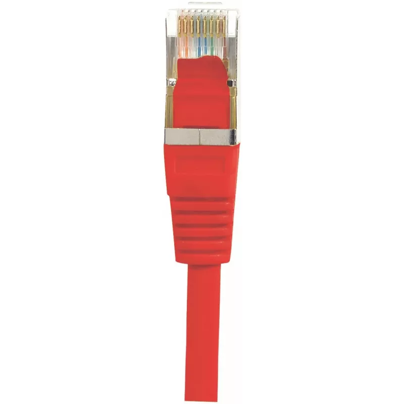 EXERTIS CONNECT Cat.6 F/UTP Patchkabel, Rot, 1,0 m, Slim Snagless Boot 842103