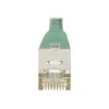 EXERTIS CONNECT Cat.6 F/UTP Patchkabel, 7m, Grün, Slim Snagless 244570
