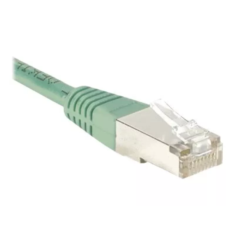 EXERTIS CONNECT Cat.6 F/UTP Patchkabel, 7m, Grün, Slim Snagless 244570