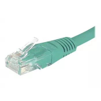 EXERTIS CONNECT Cat6 U/UTP Patchkabel, 5m, Grün, RJ45, Rastnasenschutz 244750