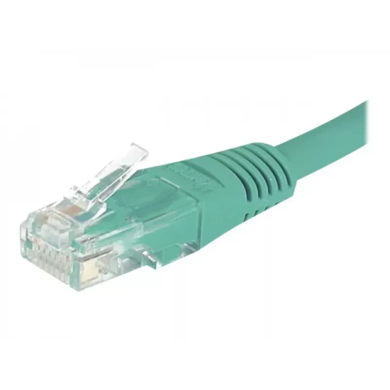 EXERTIS CONNECT Cat6 U/UTP Patchkabel, 5m, Grün, RJ45, Rastnasenschutz 244750