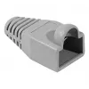 EXERTIS CONNECT RJ45 Knickschutz für runde Kabel, grau, 10er-Pack 253161
