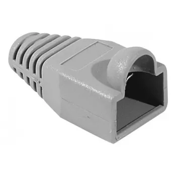 EXERTIS CONNECT RJ45 Knickschutz für runde Kabel, grau, 10er-Pack 253161